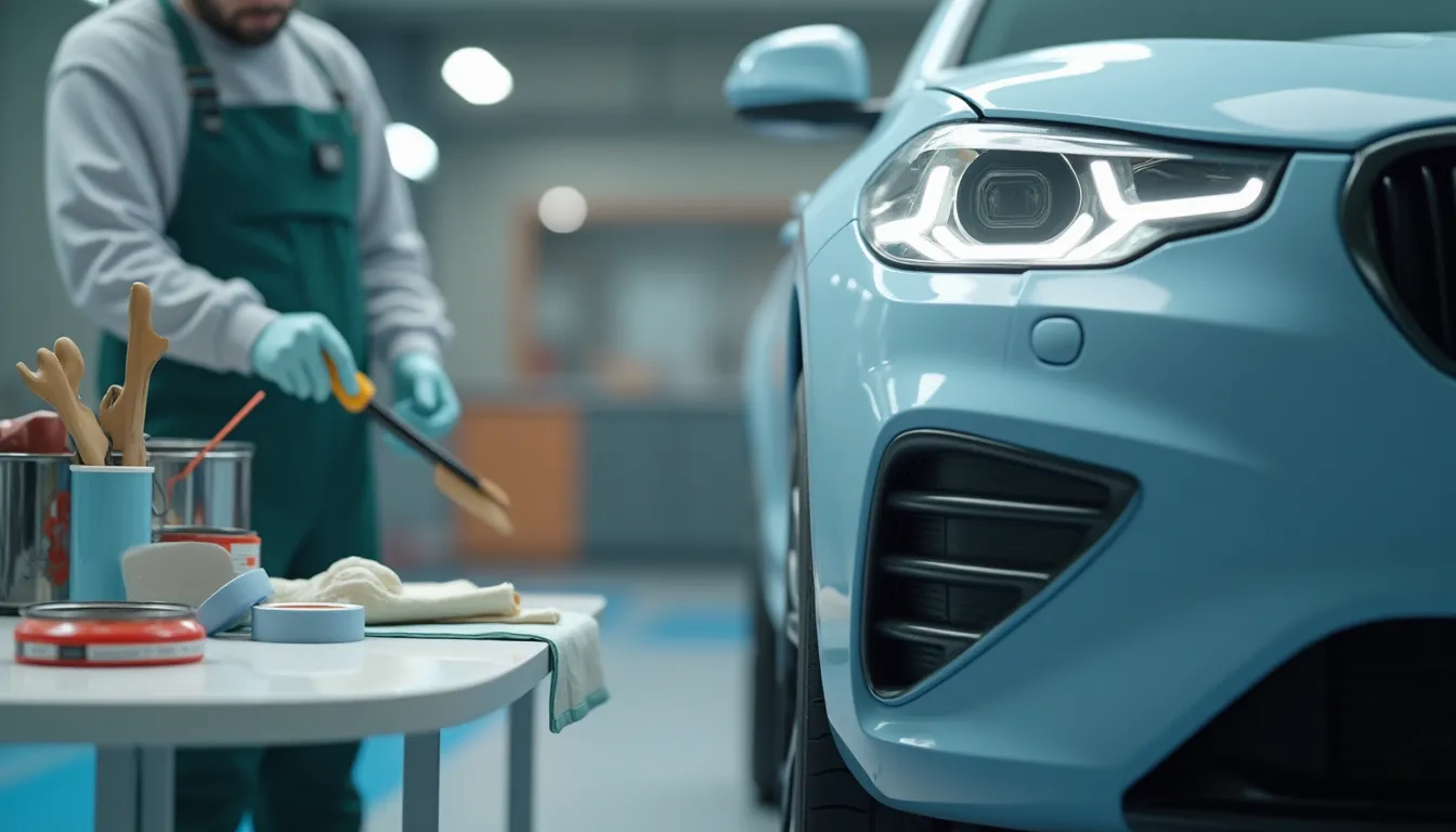 Auto malen leicht gemacht: Die besten Techniken und Materialien